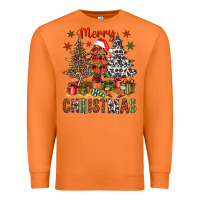 Carrot merry christmas with western trees bbs Premium Sweatshirt - BundleAndBundleShop