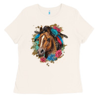 Quarter Horse Floral Ladies Tee | Teevron