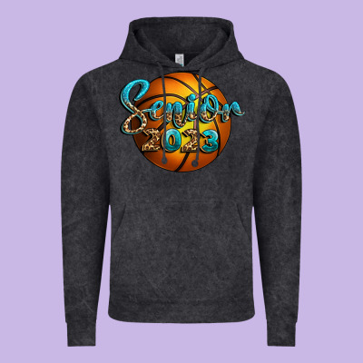Basketball Senior 2023 Vintage Hoodie Designed By Bundleandbundleshop