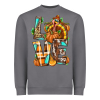 Storm Love Turkey Thanksgiving Heavyweight Sweatshirt - texasbilliewilder