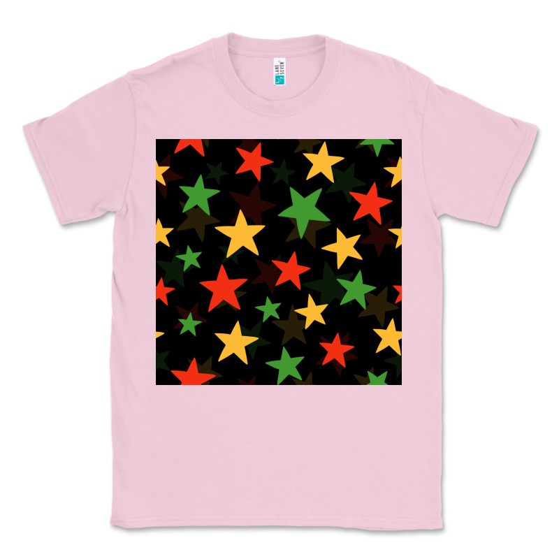 African Color Stars Seamless Pattern Classic Tee by BundleAndBundleShop | Teevron