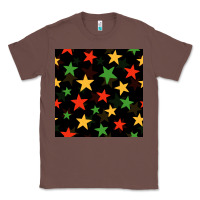 Chestnut african color stars seamless pattern Classic Tee - BundleAndBundleShop