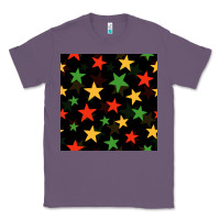Lavender african color stars seamless pattern Classic Tee - BundleAndBundleShop