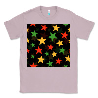 Lilac african color stars seamless pattern Classic Tee - BundleAndBundleShop
