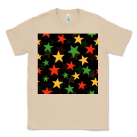Mushroom african color stars seamless pattern Classic Tee - BundleAndBundleShop