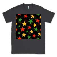 Smoke african color stars seamless pattern Classic Tee - BundleAndBundleShop