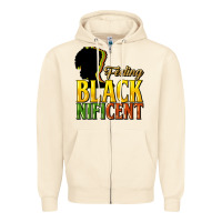 Sandshell Feeling blacknificent Zipper Hoodie - HowdyJamesFarm