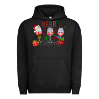 Pigment Black Merry Christmas Urban Hoodie - CowhideDigitalArt