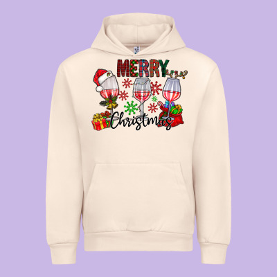 Merry Christmas Urban Hoodie Designed By Cowhidedigitalart
