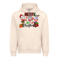 Sandshell Merry Christmas Urban Hoodie - CowhideDigitalArt