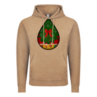 Vintage Coffee christmas teardrop Vintage Hoodie - BundleAndBundleShop