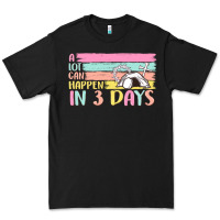 Black a lot can happen in 3 days Premium Tee - MaliasSmallBusiness