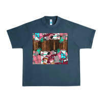 Midnight Navy custom name Urban Heavy Tee - LillyAllenDesigns