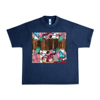Navy custom name Urban Heavy Tee - LillyAllenDesigns