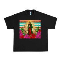 Black our lady of guadalupe cactus leopard Urban Heavy Tee - JahusDesignShop