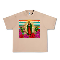 Burro our lady of guadalupe cactus leopard Urban Heavy Tee - JahusDesignShop