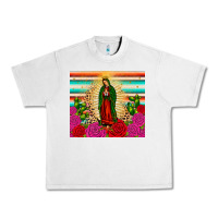 Lunar Rock our lady of guadalupe cactus leopard Urban Heavy Tee - JahusDesignShop