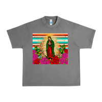 Tornado our lady of guadalupe cactus leopard Urban Heavy Tee - JahusDesignShop