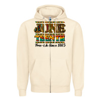Sandshell Juneteenth Zipper Hoodie - HowdyJamesFarm