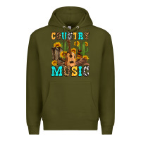 Army Green country music western olivia Premium Hoodie - OliviaCreatesArt