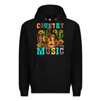 Black country music western olivia Premium Hoodie - OliviaCreatesArt