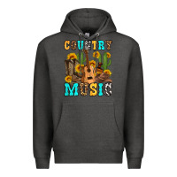 Charcoal Heather country music western olivia Premium Hoodie - OliviaCreatesArt