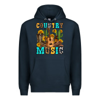 Navy country music western olivia Premium Hoodie - OliviaCreatesArt