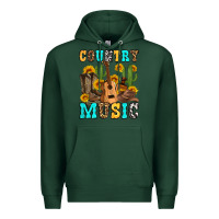 Sports Green country music western olivia Premium Hoodie - OliviaCreatesArt