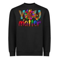 Black LGBTQ+ you matter with leopard Heavyweight Sweatshirt - NancyCooperArtShop