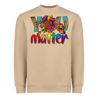 Lgbtq+ You Matter With Leopard Heavyweight Sweatshirt | Teevron