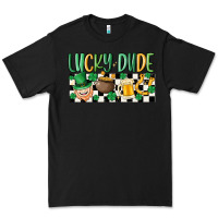Black lucky dude Premium Tee - MaliasSmallBusiness