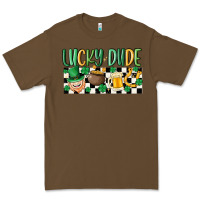 Cacao lucky dude Premium Tee - MaliasSmallBusiness