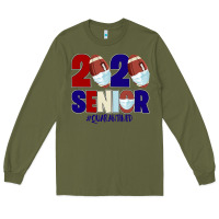 Army Green Quarantined Senior 2020 American Football Long Sleeve Tee - Bettercallsaul