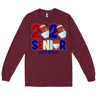 Burgundy Quarantined Senior 2020 American Football Long Sleeve Tee - Bettercallsaul