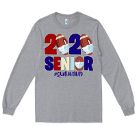 Heather Grey Quarantined Senior 2020 American Football Long Sleeve Tee - Bettercallsaul