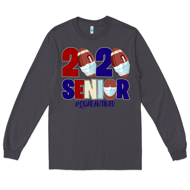 Quarantined Senior 2020 American Football Long Sleeve Tee by Bettercallsaul | Teevron