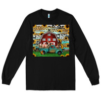 Black farm animals red barn tumbler 20oz Long Sleeve Tee - Jasminsmagicworld