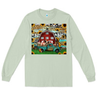 Matcha farm animals red barn tumbler 20oz Long Sleeve Tee - Jasminsmagicworld