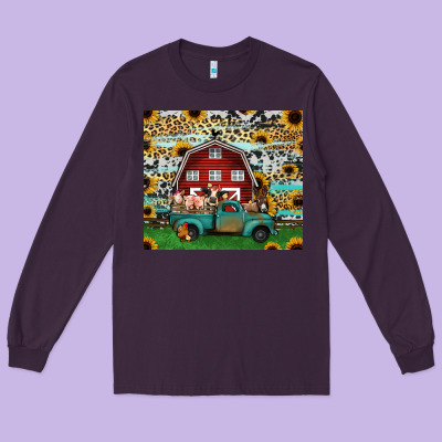 Farm Animals Red Barn Tumbler 20oz Long Sleeve Tee Designed By Jasminsmagicworld