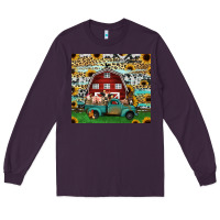 Plum farm animals red barn tumbler 20oz Long Sleeve Tee - Jasminsmagicworld