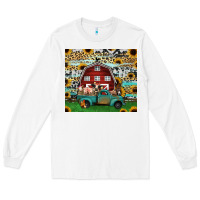 White farm animals red barn tumbler 20oz Long Sleeve Tee - Jasminsmagicworld