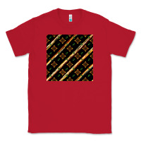 Red african floral seamless pattern Classic Tee - BundleAndBundleShop