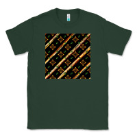 Sports Green african floral seamless pattern Classic Tee - BundleAndBundleShop