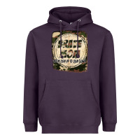 Plum Brave mom from son up to son down Mother's Day Heavyweight Hoodie - FaDigitalArtStudio