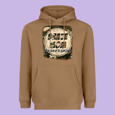 Brave Mom From Son Up To Son Down Mother's Day Heavyweight Hoodie Designed By Fadigitalartstudio