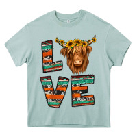 Arona love highland cow Heavy Core Tee - Jasminsmagicworld