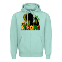 She Is Strong Black History Zipper Hoodie | Teevron