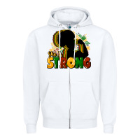 White She is strong Black History Zipper Hoodie - HowdyJamesFarm