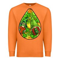 Carrot st.patrick's teardrop earrings Premium Sweatshirt - FaDigitalArtStudio