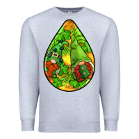 Heather Grey st.patrick's teardrop earrings Premium Sweatshirt - FaDigitalArtStudio